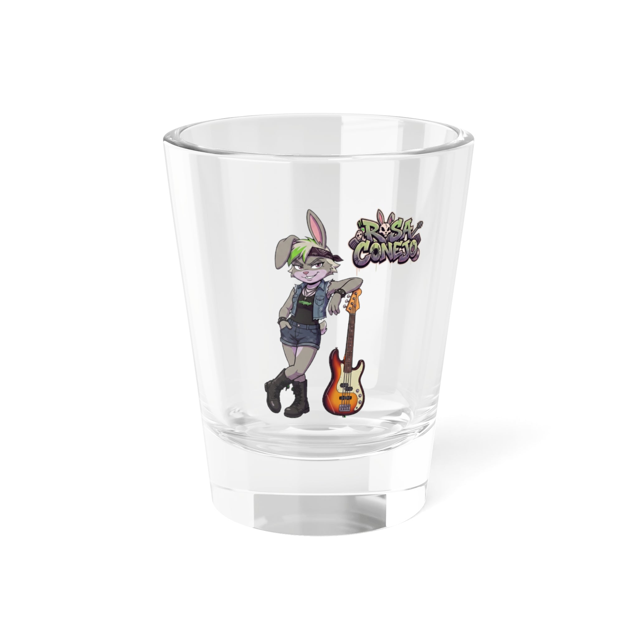 DEADHEXY Rosa Conejo 1.5oz Collectible Shot Glass