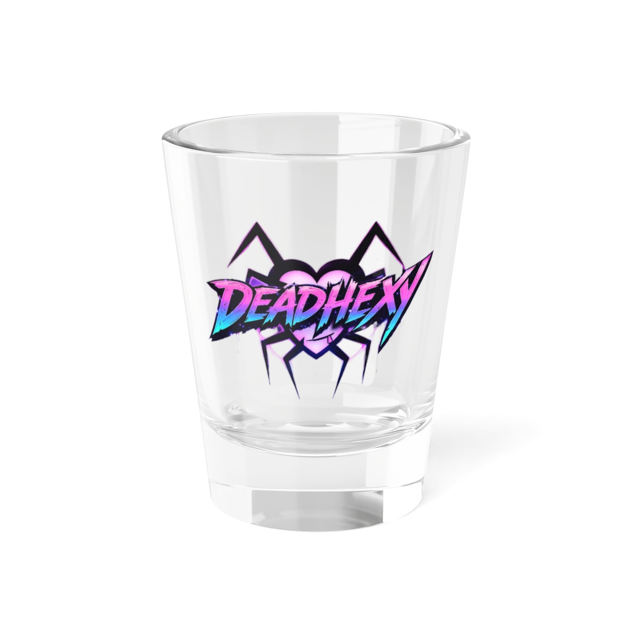 DEADHEXY Neon Cootie Logo 1.5oz Collectible Shot Glass