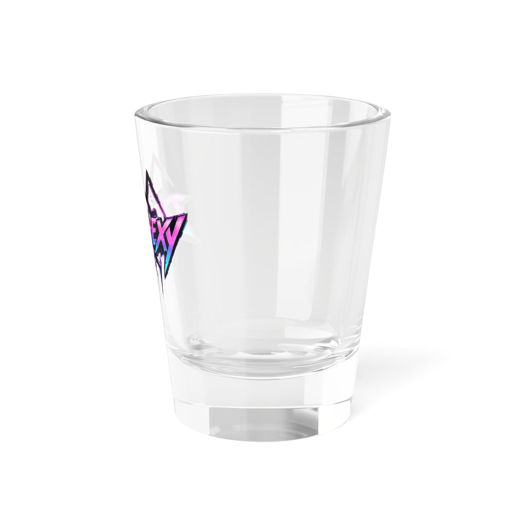 DEADHEXY Neon Cootie Logo 1.5oz Collectible Shot Glass
